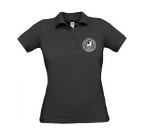 Damen-Poloshirt mit gesticktem FU-Siegel (letzte Teile, von 28 auf 18 Euro reduziert)