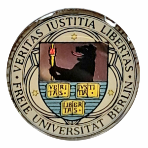 Pin/Anstecknadel mit FU-Siegel